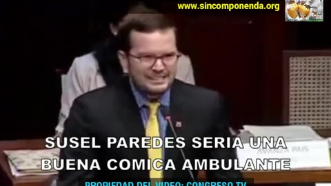 LE DICEN COMICA ABULANTE A CONGRESISTA SUSEL PAREDES