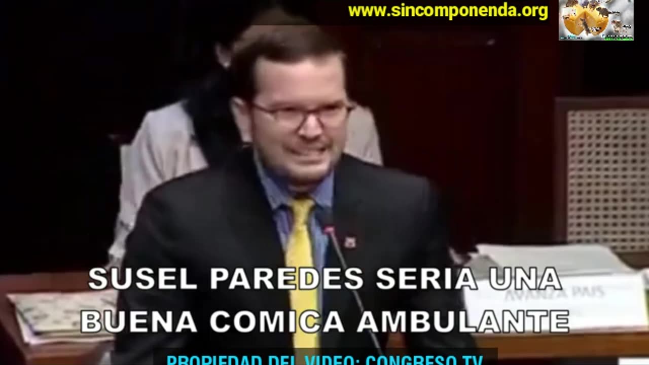 LE DICEN COMICA ABULANTE A CONGRESISTA SUSEL PAREDES