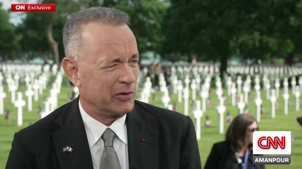 Tom Hanks asked if he is worried about another Trump presidency. Hear his response