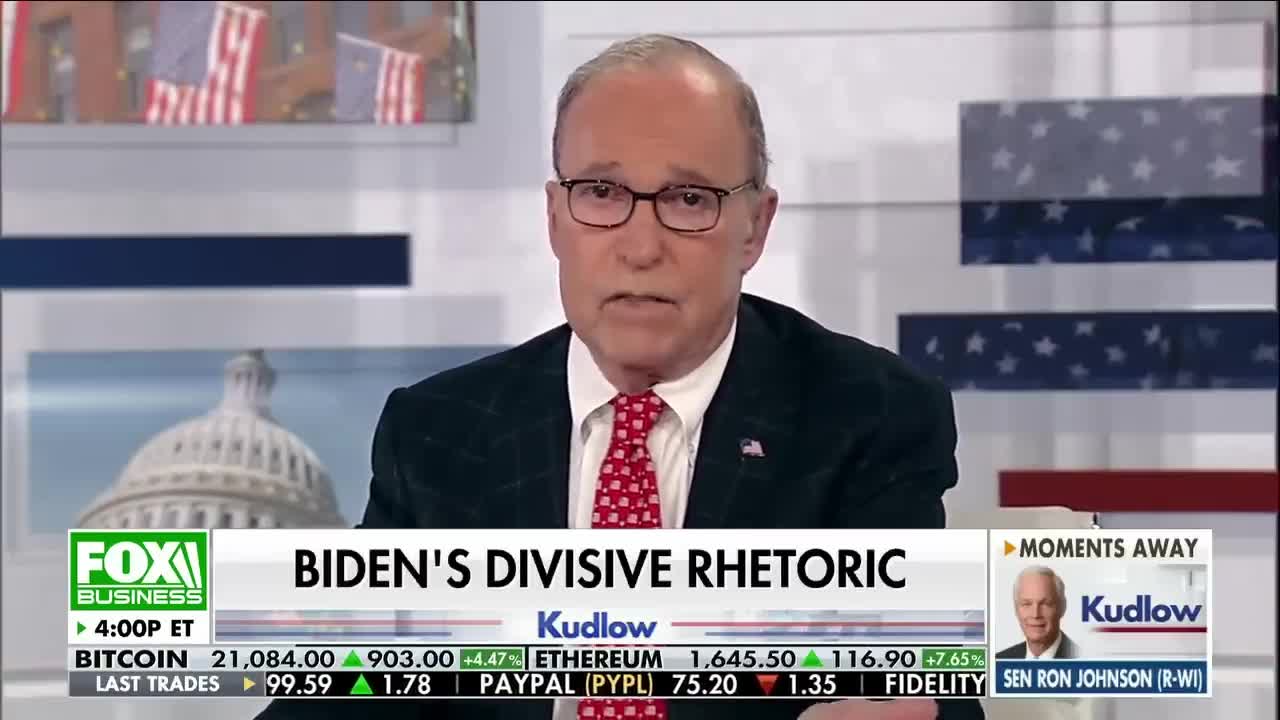 Kudlow: Biden's comment on Trump tax cuts is a 'complete falsehood'