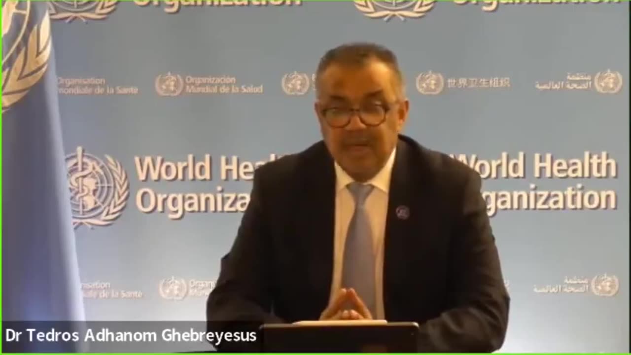 WHO's Tedros says the pandemic treaty is "mission critical" and calls young people...