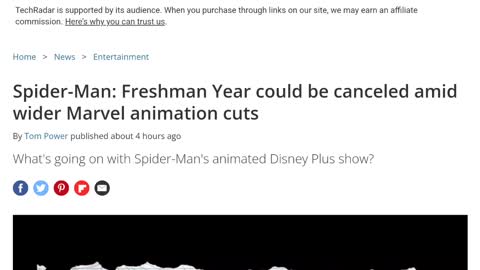 Spider man freshman year may be canceled
