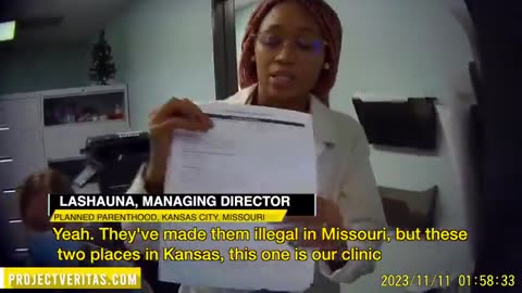 Planned Parenthood admitting to secret abortions to minors & transporting them across state lines.