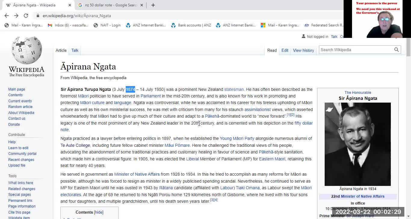 Case Study Sir Āpirana Turupa Ngata- it is always the same two questions