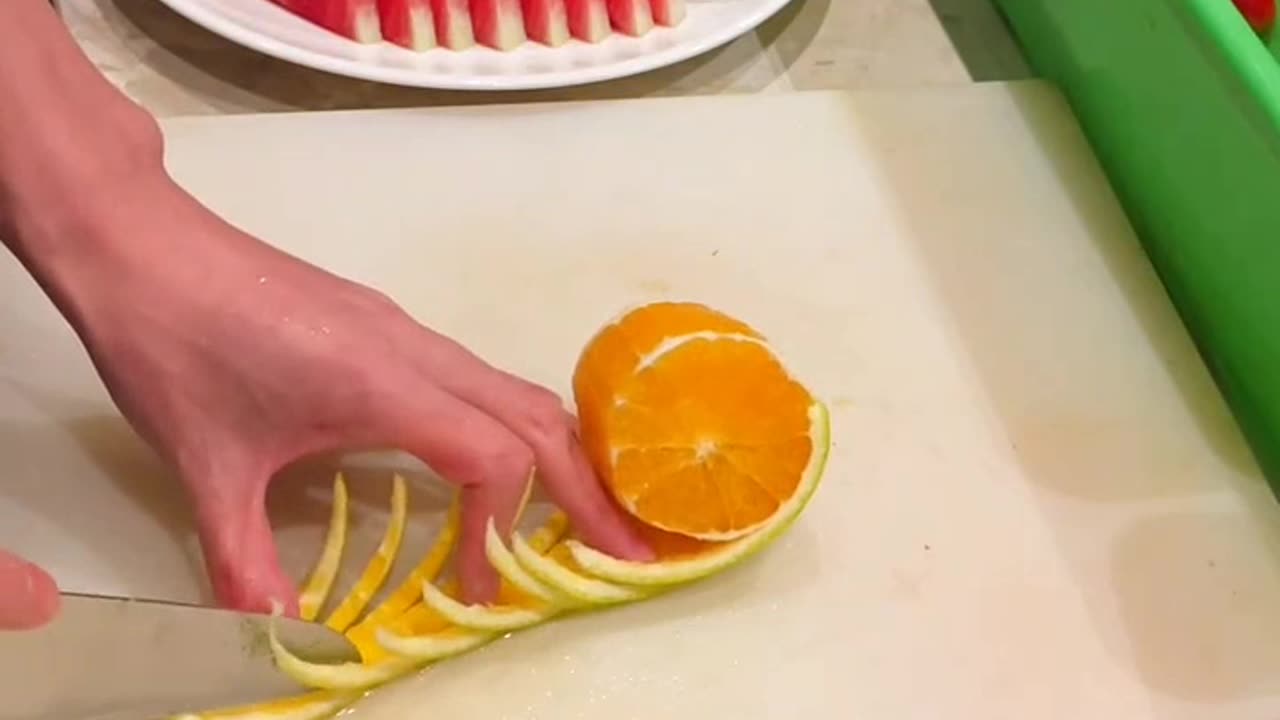 cutting and decorating fruits beautifully