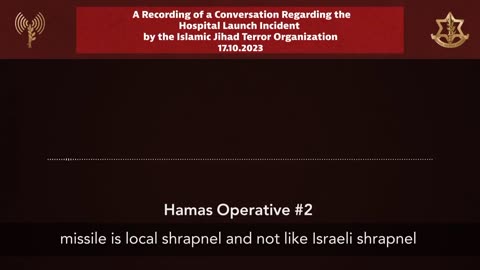 Interesting conversion ... about GAZA hospital strike ...