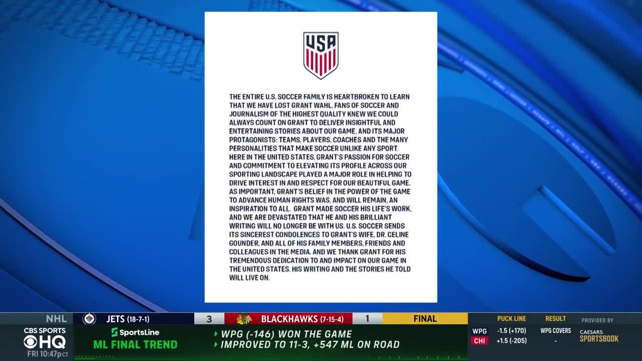 Grant Wahl, renowned American soccer journalist, dies at age 48 I CBS Sports HQ