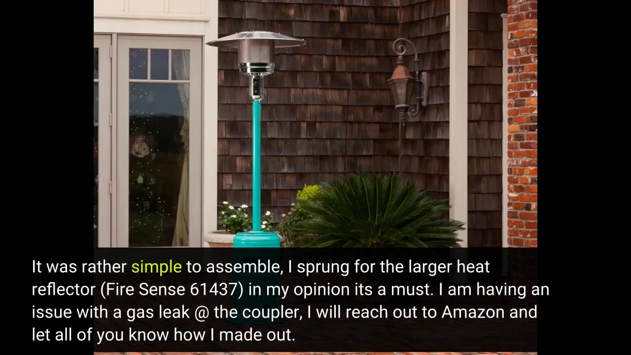 Fire Sense 61436 Pro Series Patio #Heater with-Overview