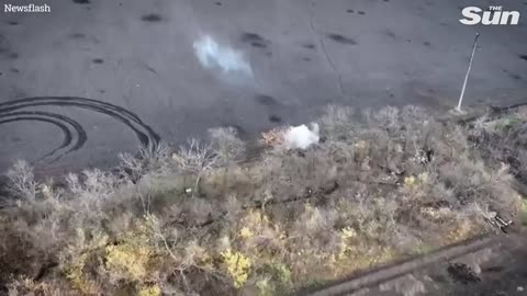 Ukrainian forces obliterate multiple Russian tanks on the frontline