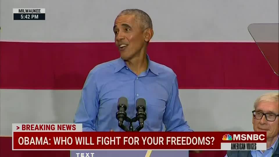 Obama if somebody is openly obsessed with changing the last election