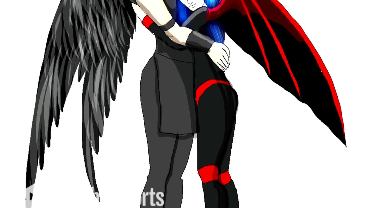 Speedpaint the vampire and the angel