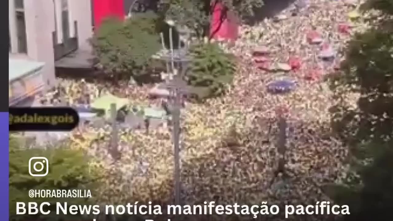 BBC reports Bolsonaro's rally in São Paulo