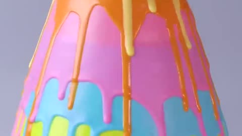 Beautiful rainbow cake design