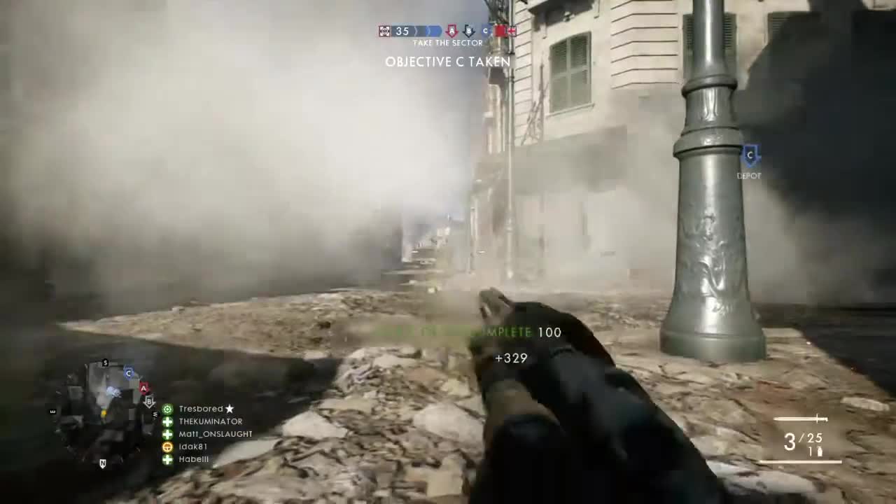 Battlefield 1 Shot in the Back PS4