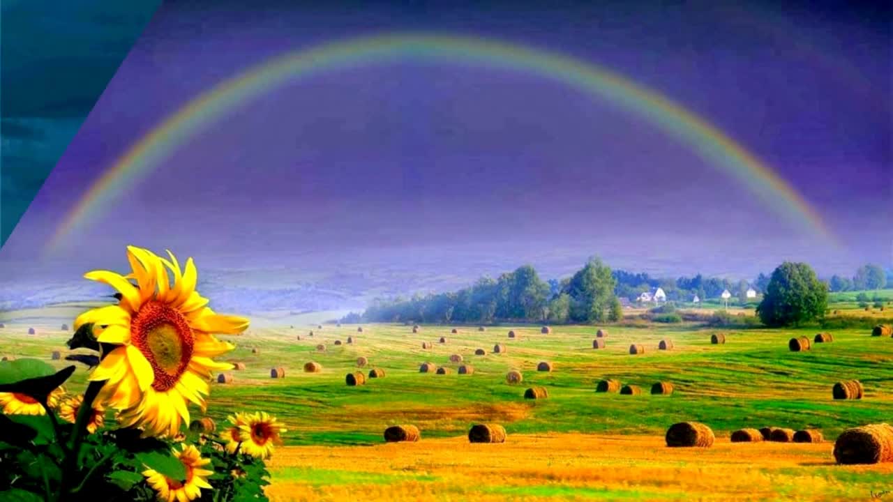 Rainbow beautiful scenery