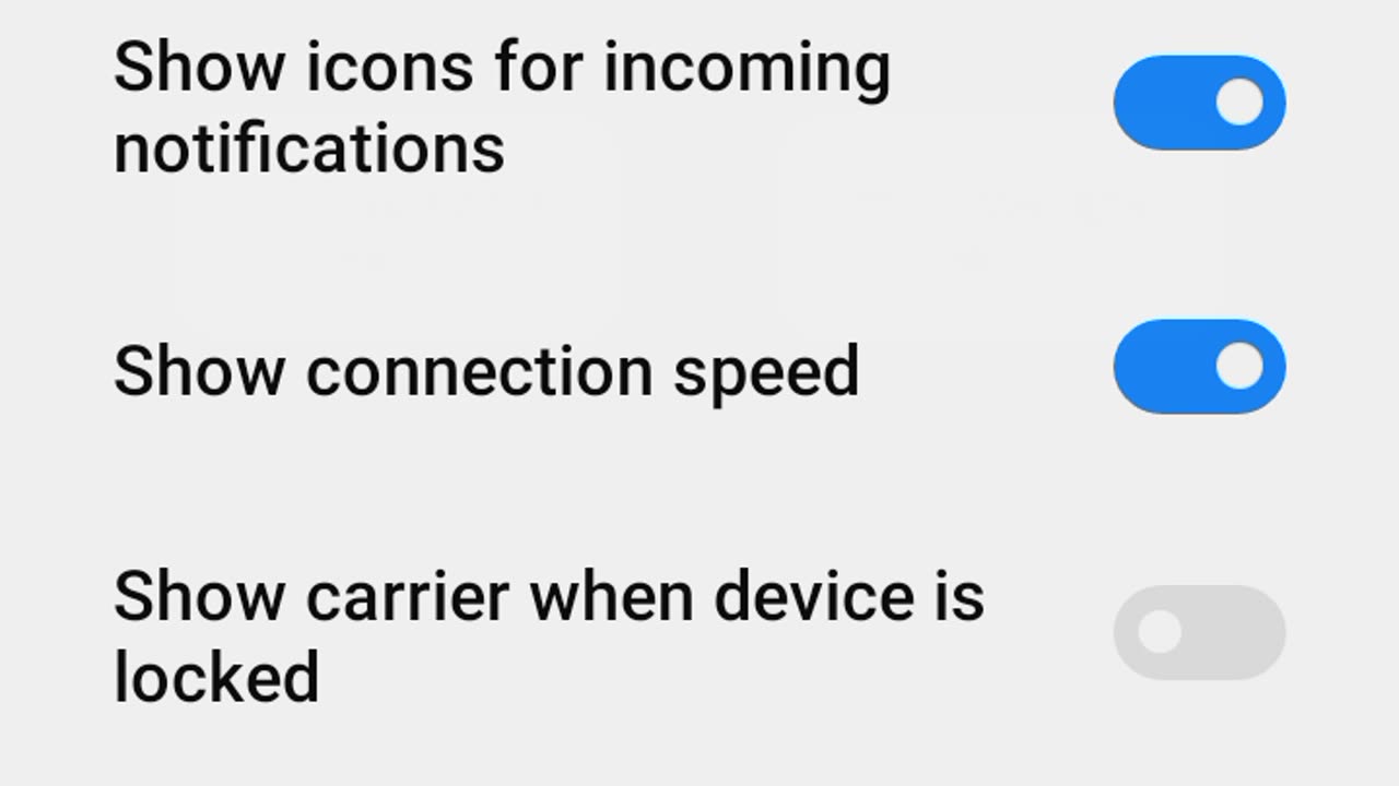 Amazing phone settings