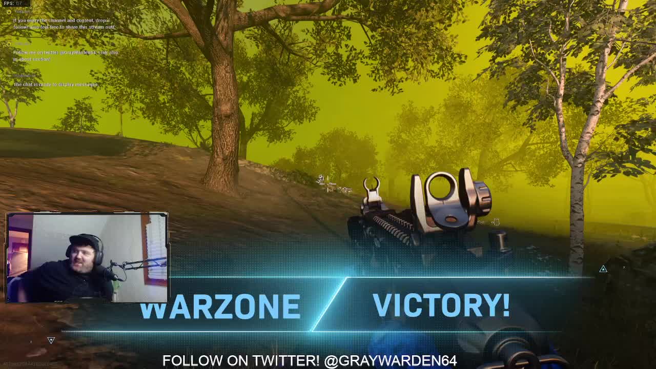 First Warzone Victory on stream!