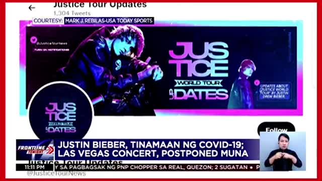 Justin Bieber, tinamaan ngCOVID-19; Las Vegasconcert, postponed muna