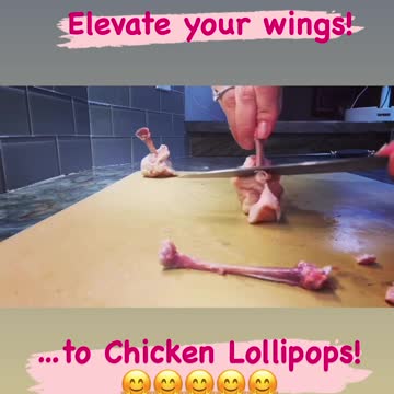 How to make chicken lollipops
