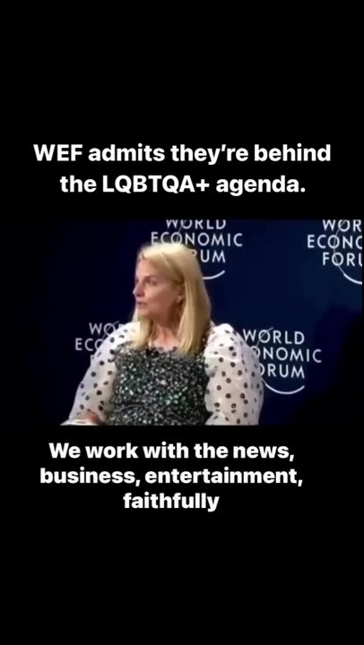 The WEF Admit They Are Behind The LGBTQA+ Agenda