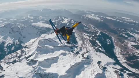 The Skydiving & Skiing Combo You've Gotta See