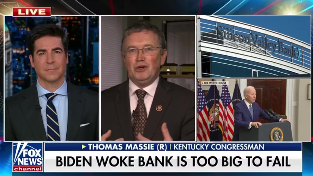 Biden Regime's Response To Banks Collapsing Gets Fully Roasted By Thomas Massie - Censor & Print