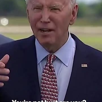 Joe Biden's "Did You Fall on Your Head?" Moment – Is Joe Feeling Okay?