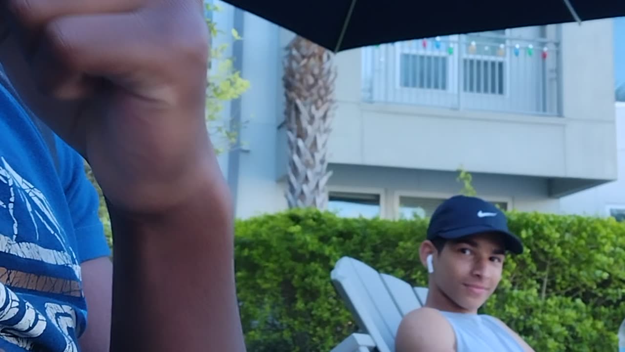 Me and Aadan chilling enjoying the view thinking about life