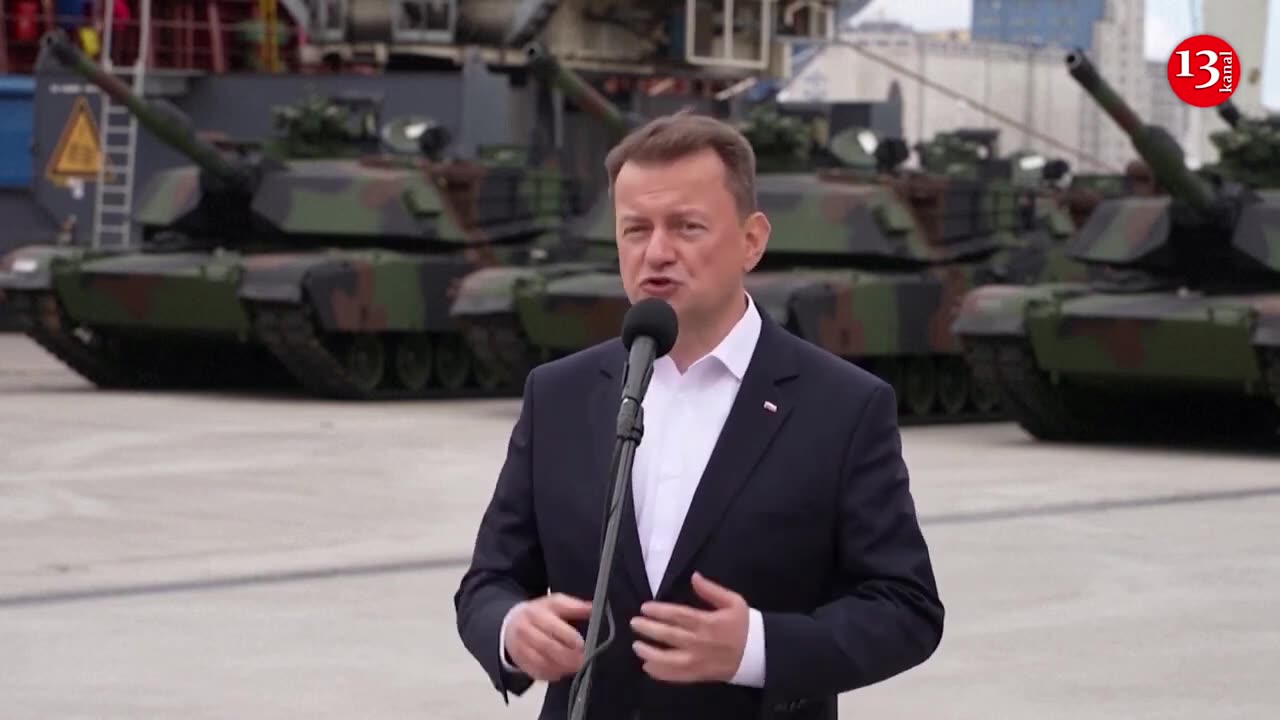 Abrams tanks delivered to Poland