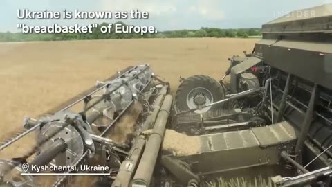 Russia bombs Ukraine grain silos