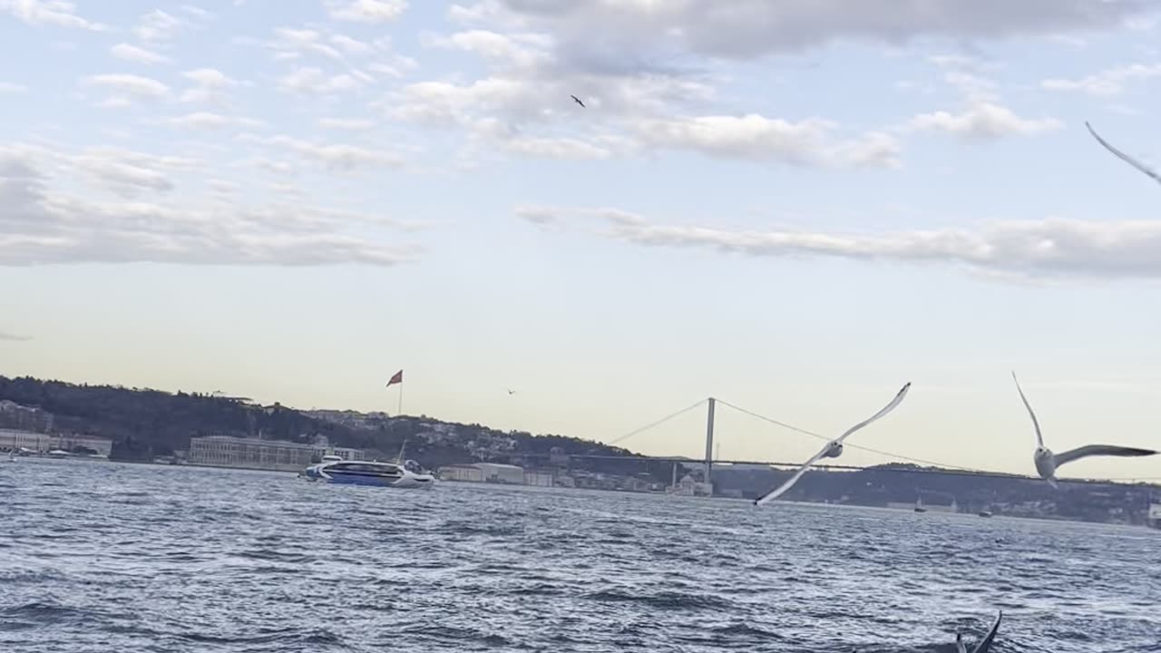 istanbul and the view of the sea and the sky