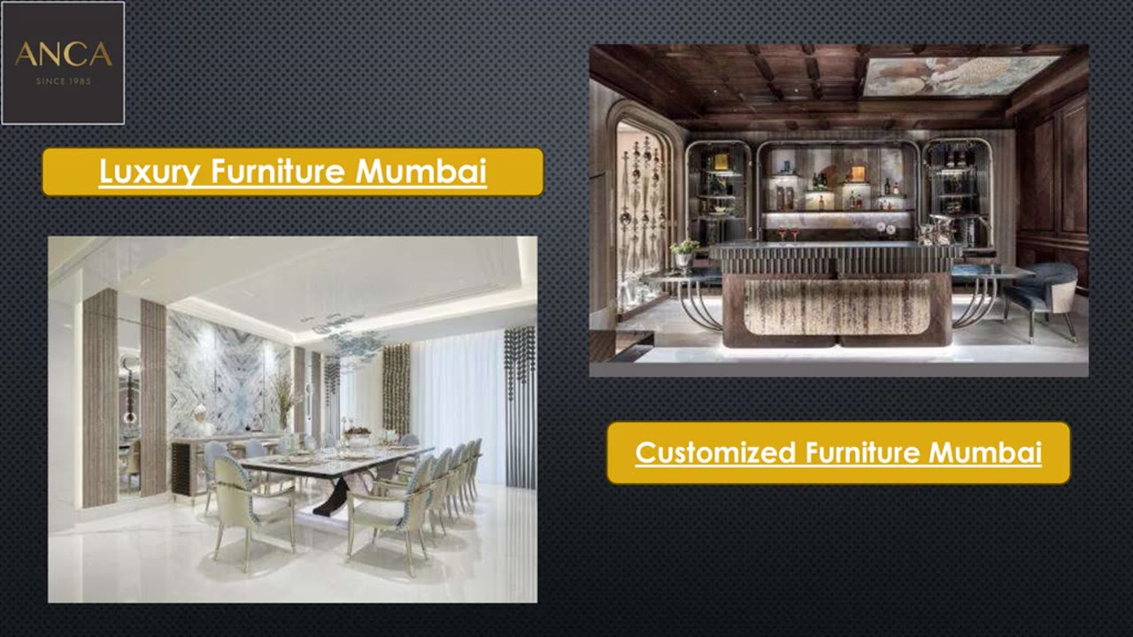 Luxury Bespoke Furniture in Mumbai