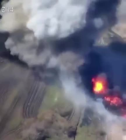 2 Russian Tanks Detonate After Back to Back ATGMs