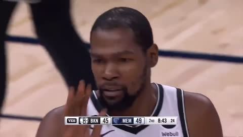 Kevin Durant Shocks Crowd With Insane And-One After He Almost Injured Himself !