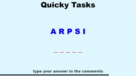 Quicky Task 4 - Word 1 - brain exercise - test, train, boost knowledge, memory, IQ
