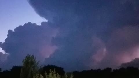 Thunderstorm lightning