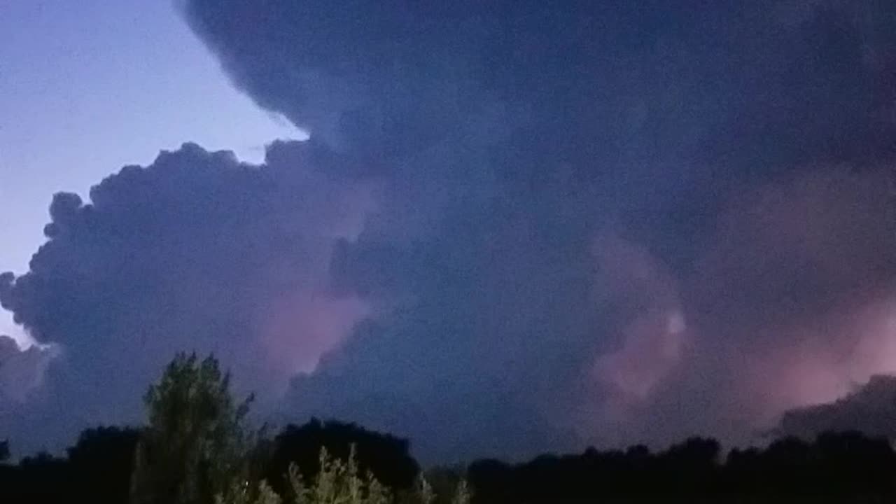 Thunderstorm lightning