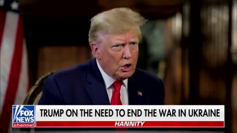 Trump Calls For The War In Ukraine To End: "The War Has To Stop Now"