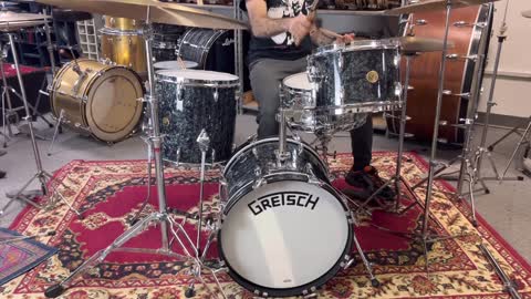 Gretsch Broadkaster "Bop" Black Diamond Pearl Drum Kit