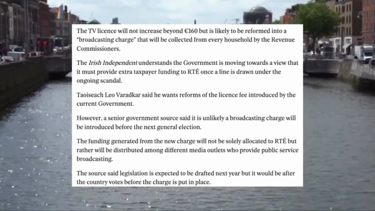 The absurdity of the RTE TV licence fee (Dave Cullen) 17-07-23