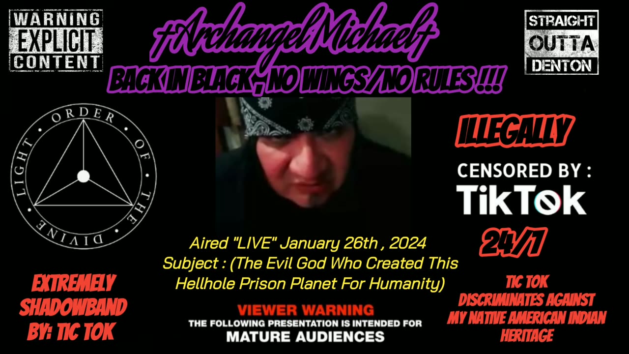 †Archangel Michael† PUTS THE EVIL GOD OF THE OLD TESTAMENT & TIC TOK ON BLAST MODE!
