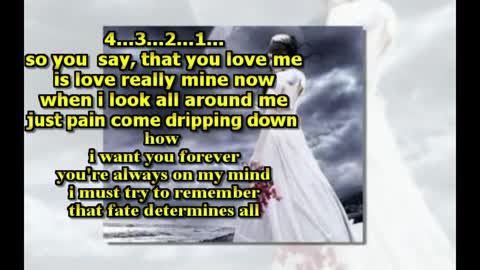 kbkaraokeking fateless love (Chinese English song)