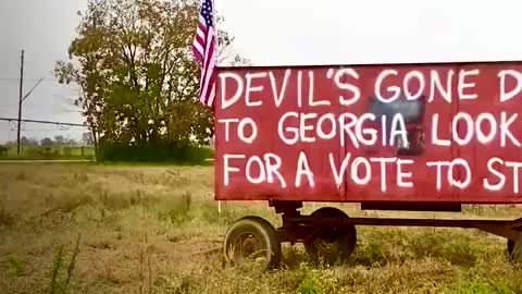 Devils gone to Georgia to steal done votes.