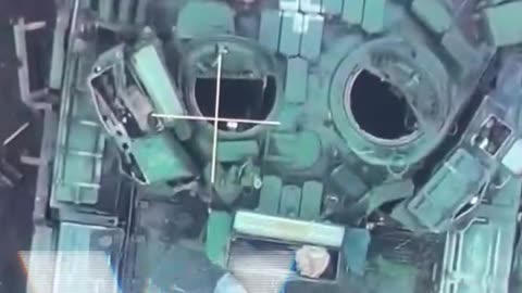 Ukrainian tank is destroyed by Russian shell