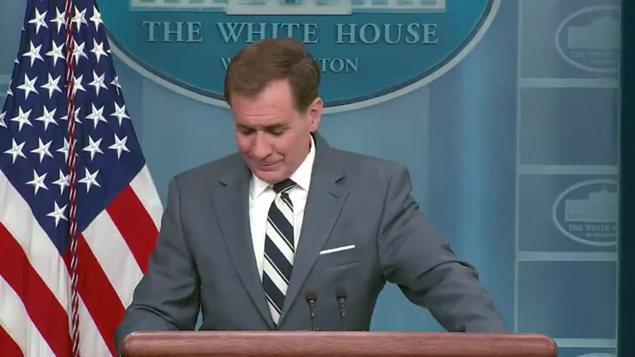 John Kirby in disbelief after getting asked "What do you say to the majority of Americans who believe that the president himself is corrupt?"