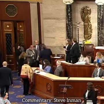 Breaking: UFO falls from the ceiling at the U.S. Capitol.