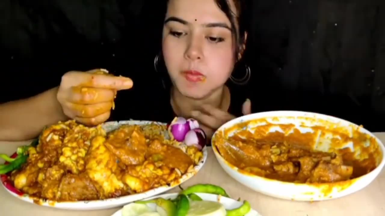 MUTTON CURRY , CHICKEN BRIYANI , CHICKEN LIVER , HOLE CHICKEN EATING || #FASTLY EATING