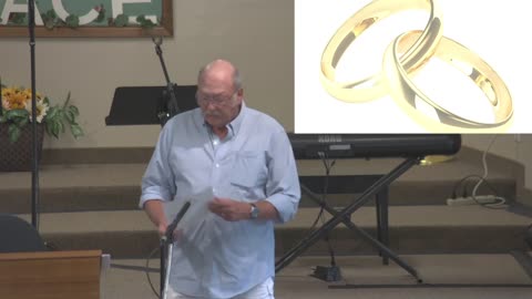 Week 4 of 5 of 15 Minute Seminar on Marriage at Moose Creek Baptist Church 7/23/2023