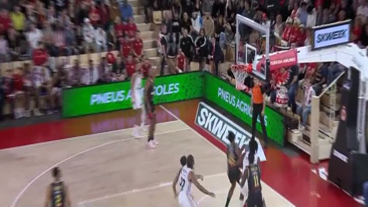 Monaco 80-70 win over ASVEL Lyon-Villeurbanne in 2324 Euro league