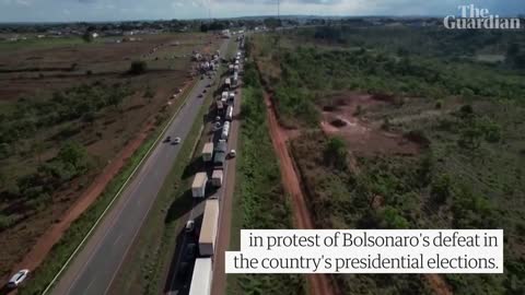 Brazil: Bolsonaro supporters block roads in protest against election defeat